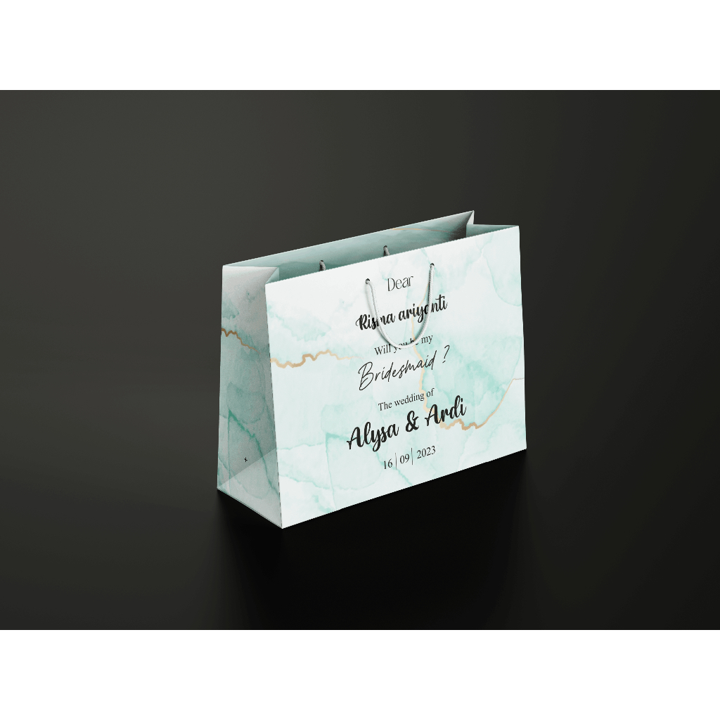 

paperbag Bridesmaid Free custom