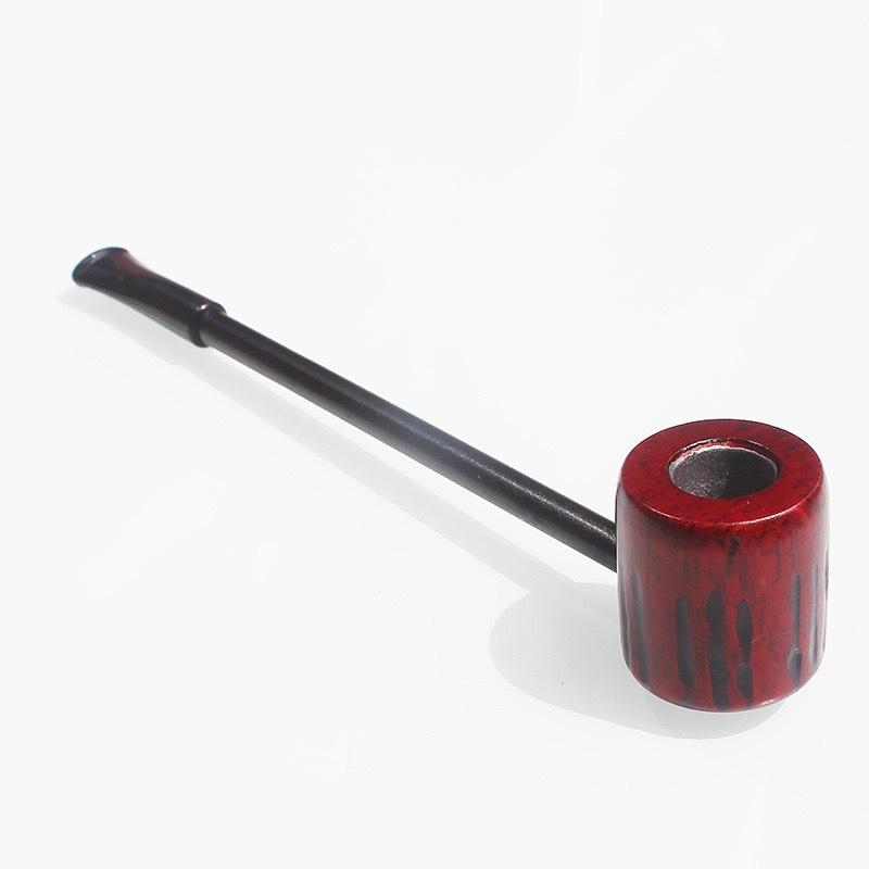 SANDA SD569BK CANGKLONG KECIL KAYU ASLI PIPA POPEYE MINI KHUSUS BAKAU BERCORAK KERAJINAN TANGAN