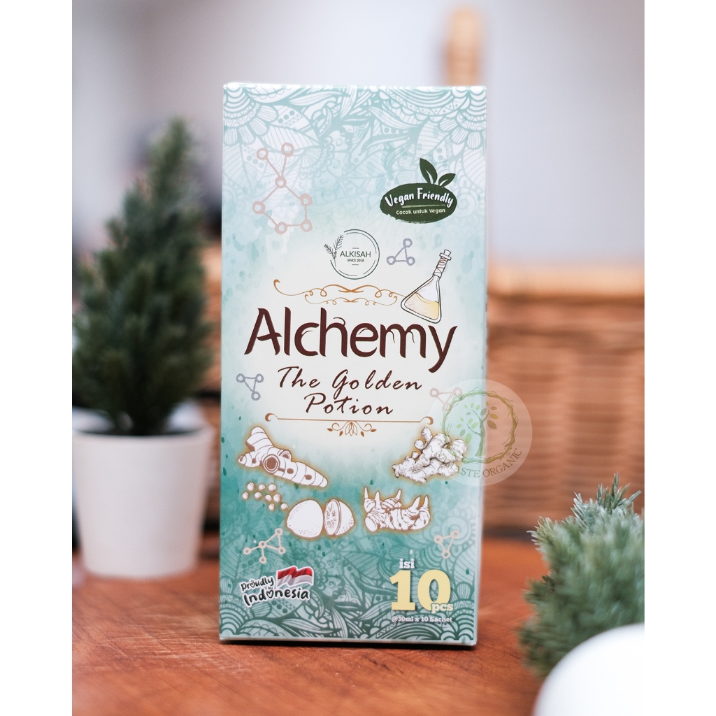

p4yu BOX ALCHEMY ISI 10 SACHET - JAMU KUNYIT