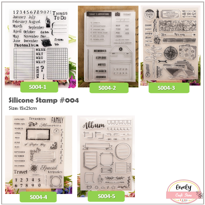 

LovelyCraftStore | S04 Silicone Stamp Transparent Silicone rubber Clear Stamp "To Do" Cetakan Silikon Embosser Kue Fondant Cookies Clay Stempel Silikon Transparan untuk journal, cards, art craft, scrapbook