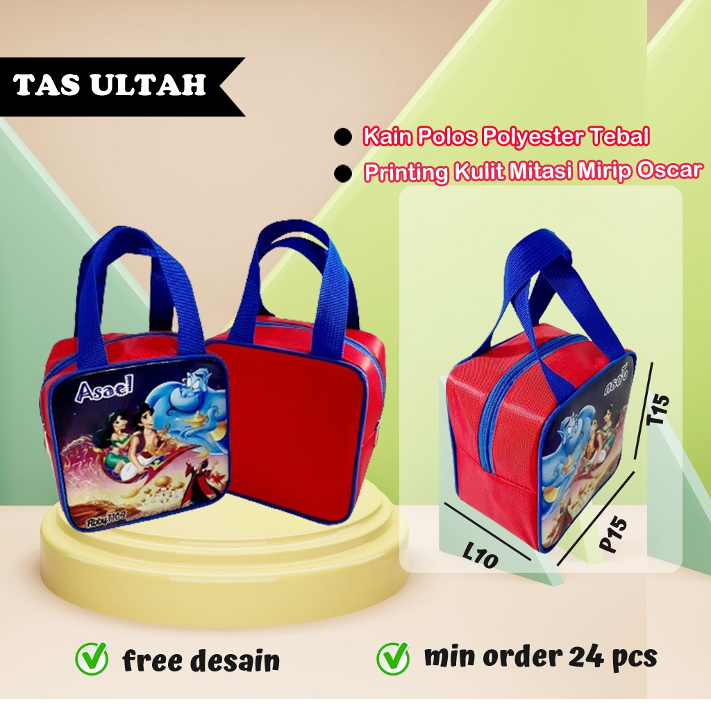 

Tas Ulang Tahun Anak Mini Bag Resleting Oscar Custom Desain