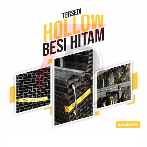 HOLLOW BESI HITAM HBH 15x15