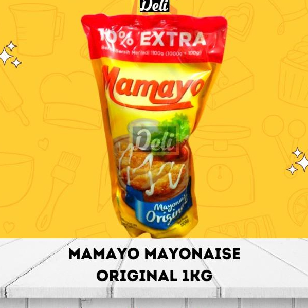 

Silahkan Order] Mayonais/Mayo/Mayonaise MAMAYO Pouch 1kg ORI/Mamayo Mayo 1kg Ori