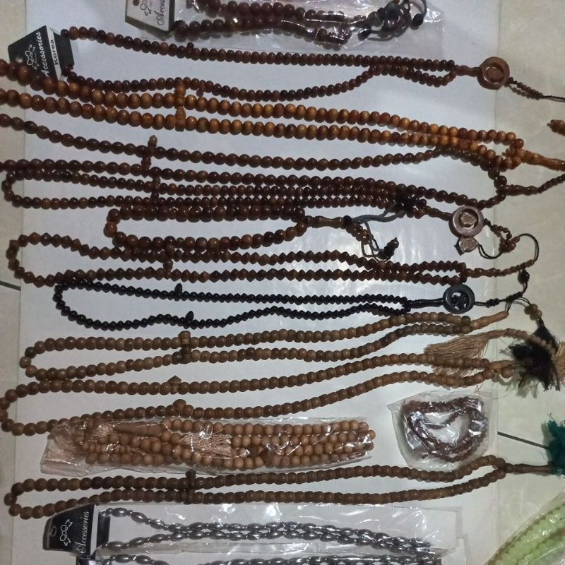 tasbeh kayu koka, gaharu,cendana,pospor,kalung koka,kalung maghnet