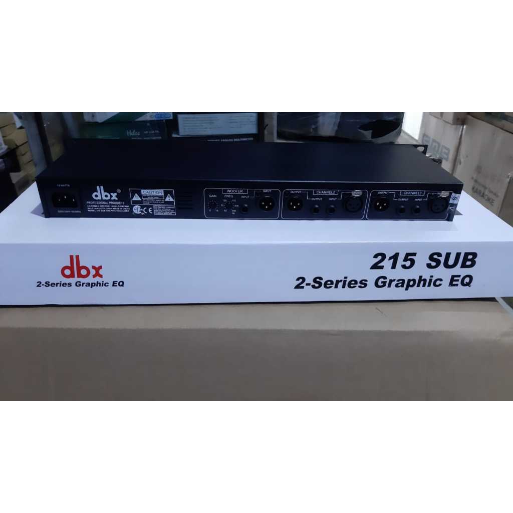 Equaliser dbx 215 sub / 131 sub Kualitas GRADE A Top Tier / Equalizer dbx 215 Sub