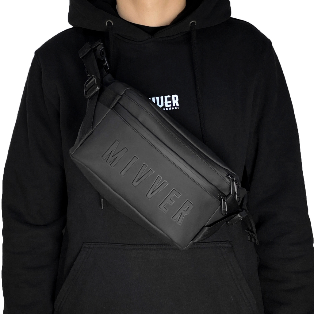 MIVVER | Vigor Waistbag Tas Pinggang Selempang Konser Ringan Anti Air Pria Wanita