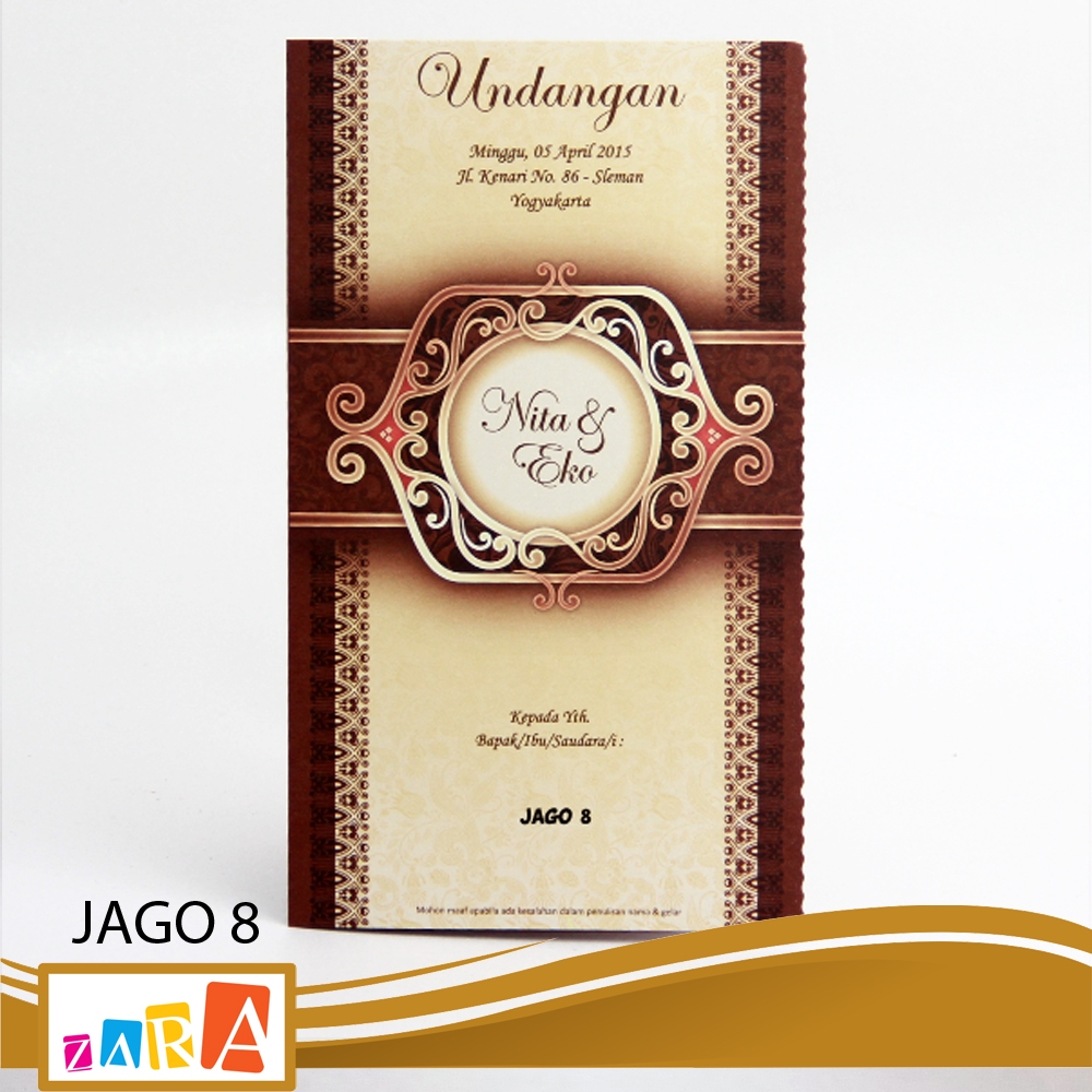 Blangko Undangan Jago 08 Harga Hemat Berkualitas