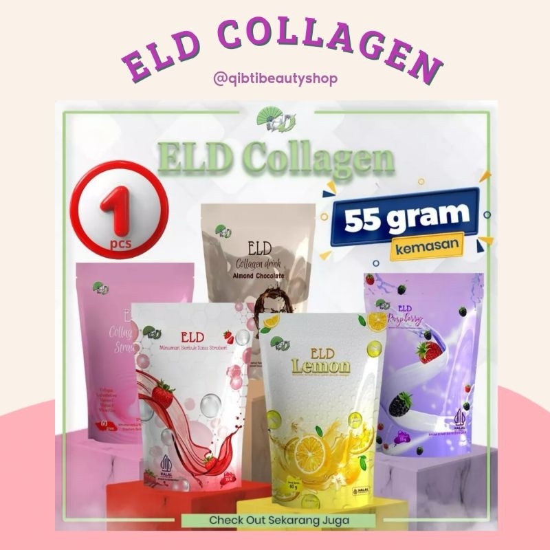 

ELD Collagen Drink Rasa Almond Chocolate Minuman Pelangsing dan Pemutih