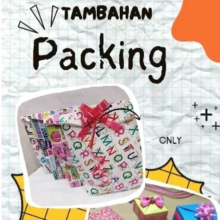 

PACKING TAMBAHAN KERTAS KADO & KARTU UCAPAN