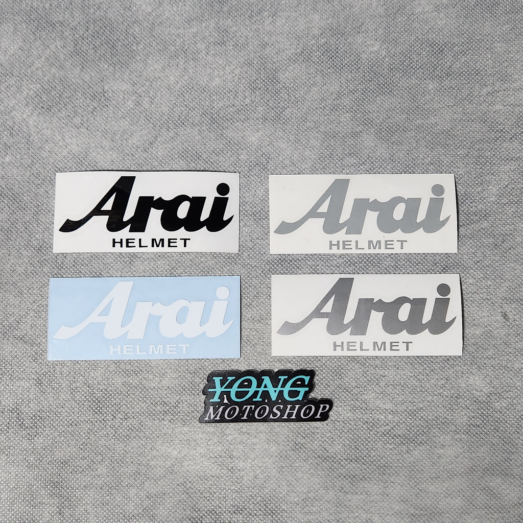 Sticker ARAI HELMET Polos Cutting Sticker