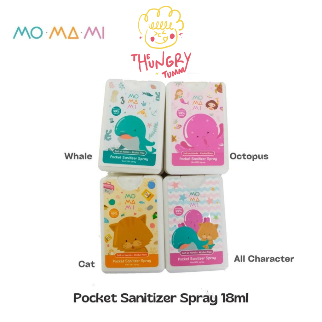 Momami Pocket Sanitizer Spray - Sanitizer Bayi dan Anak - Momami Hand Sanitizer