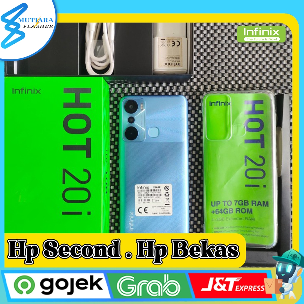 Infinix Hot 20i Ram 4/64GB | Ram 4/128GB Second Original