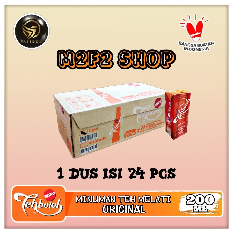 

Teh Botol Sosro Kotak Original - 200 ml (Kemasan Karton)