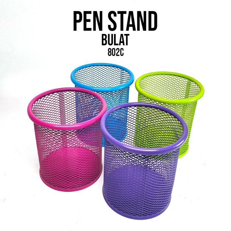 

Pen Stand / Pen holder / tempat pensil Bulat / tempat alat tulis / Rak Pensil Bulat type 802 C