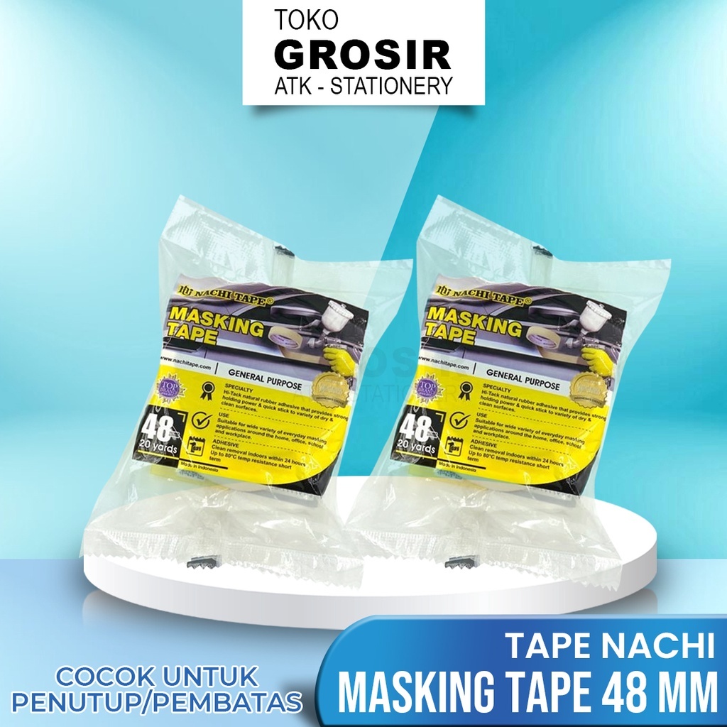 

MASKING TAPE NACHI 48mm/ ISOLASI PUTIH