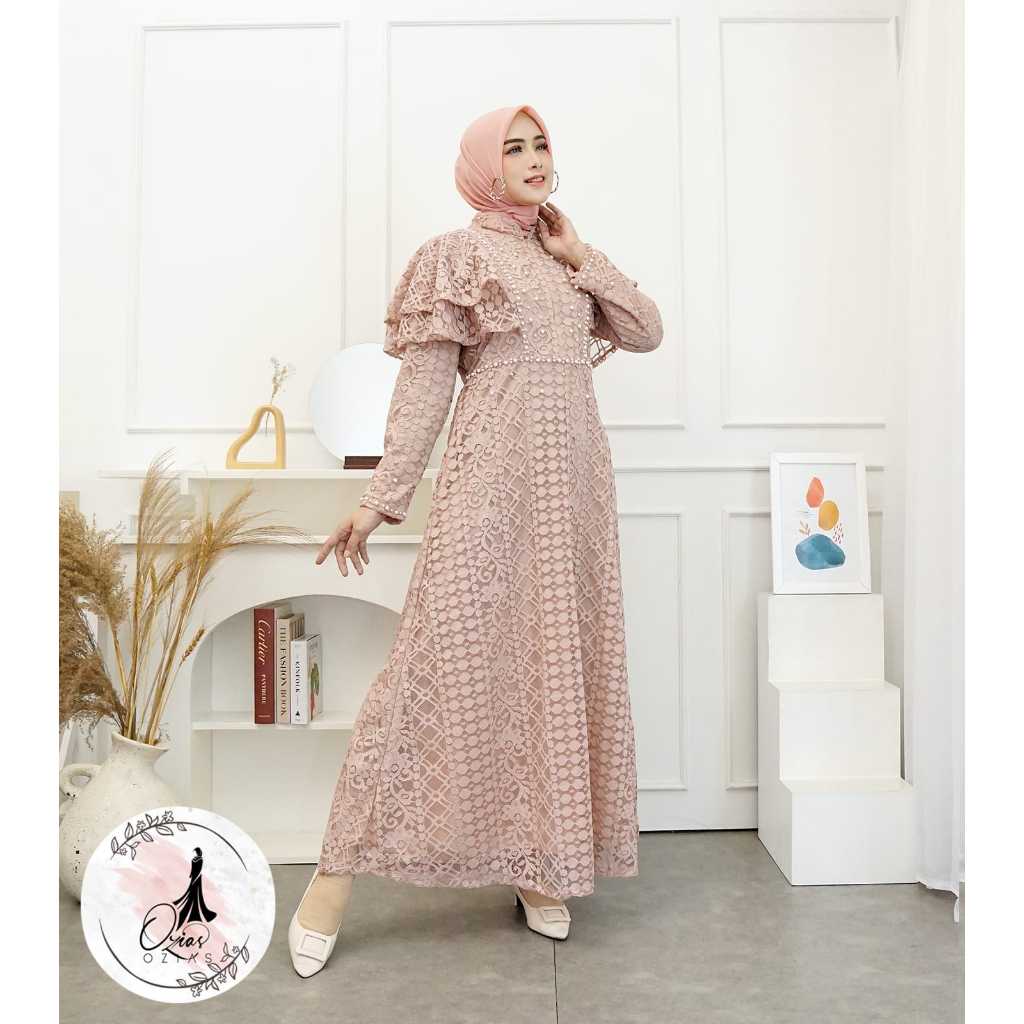 Ozias - Gamis Brokat Fimela 09499 Ld 105-1