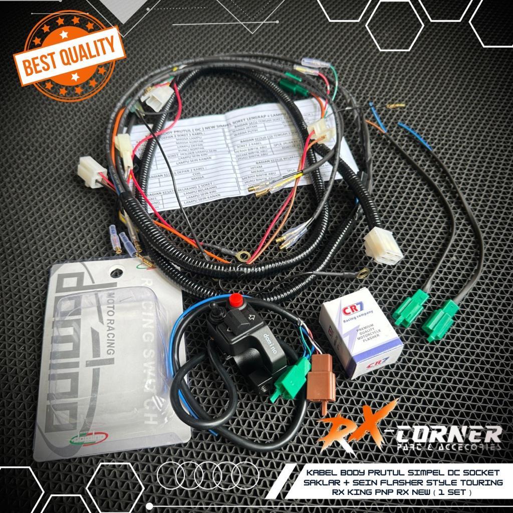 kabel bodi body + sein saklar flasher non saklar style stel stelan prutul trondol trondolan rx king 