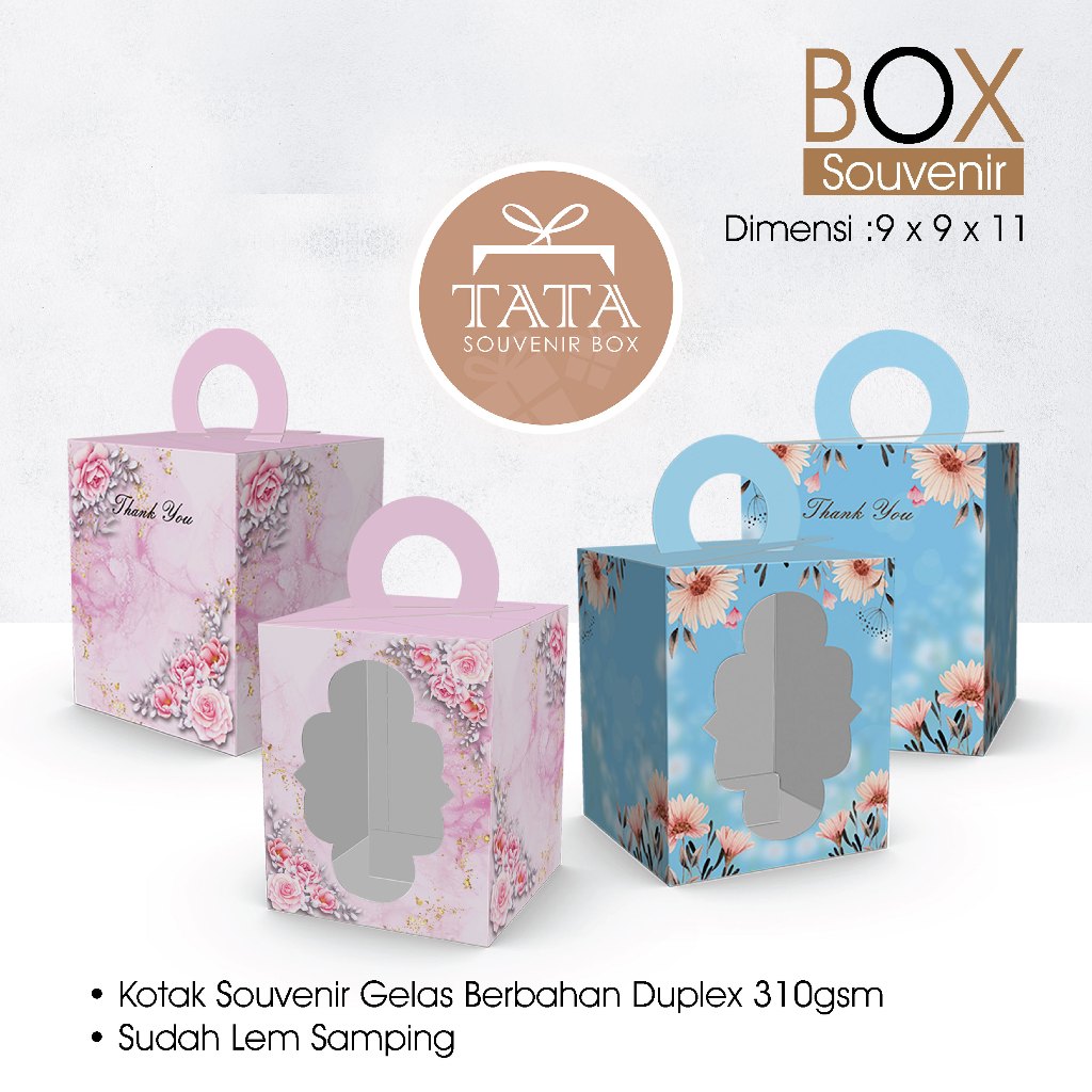 

Box souvenir 9 x 9 x 11 cm Duplex (Min Order 5 Pcs)