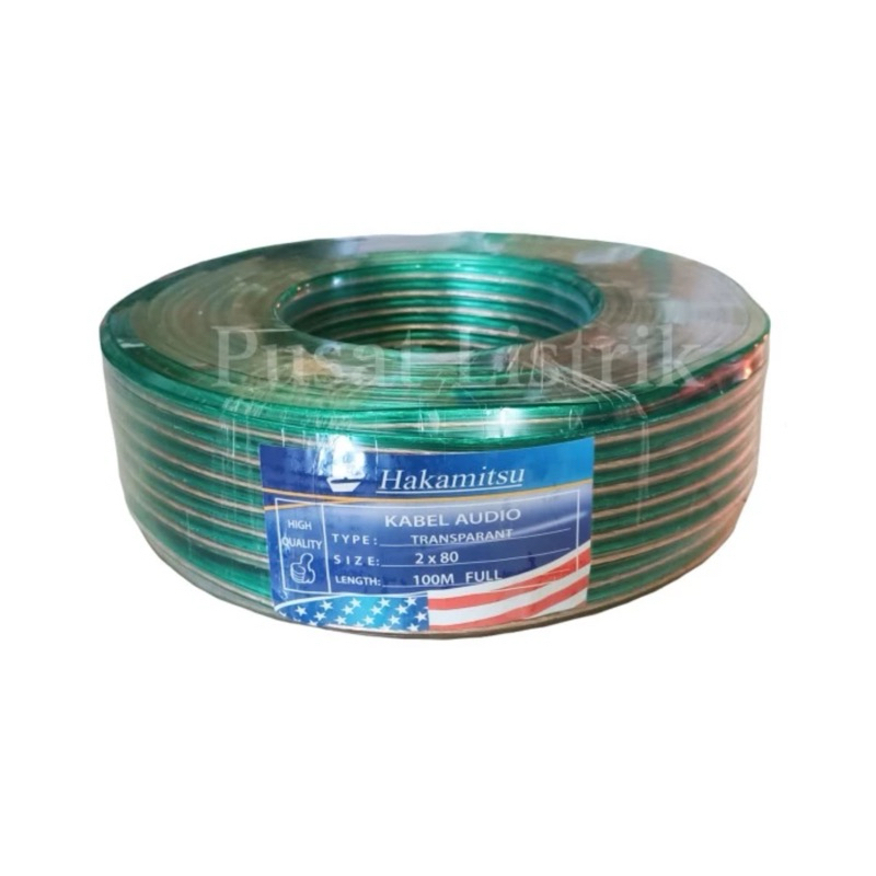Kabel Listrik Transparan 2x80 100Meter