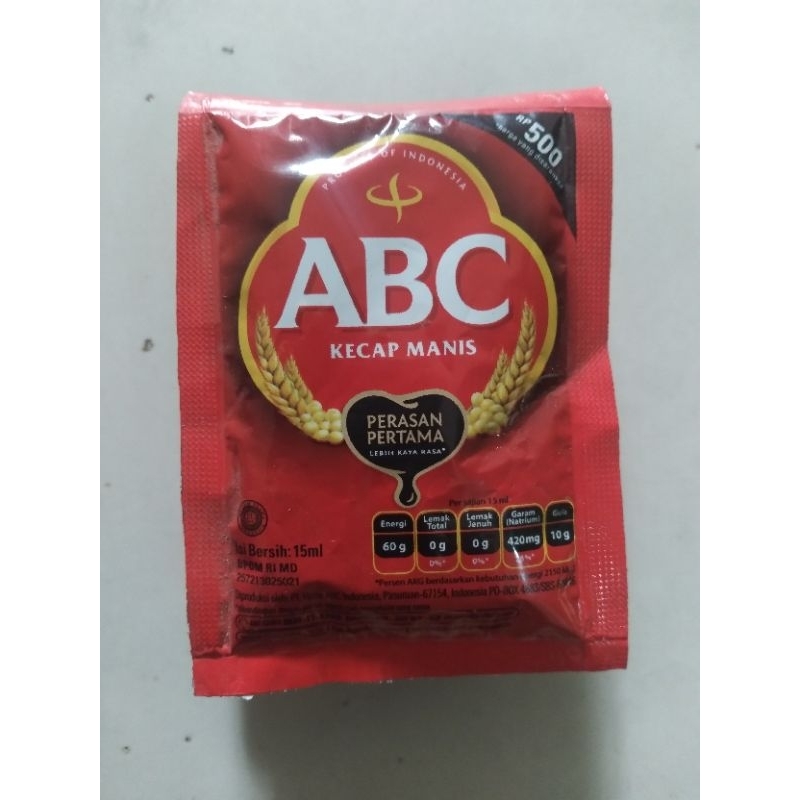 

Kecap manis ABC 15ml