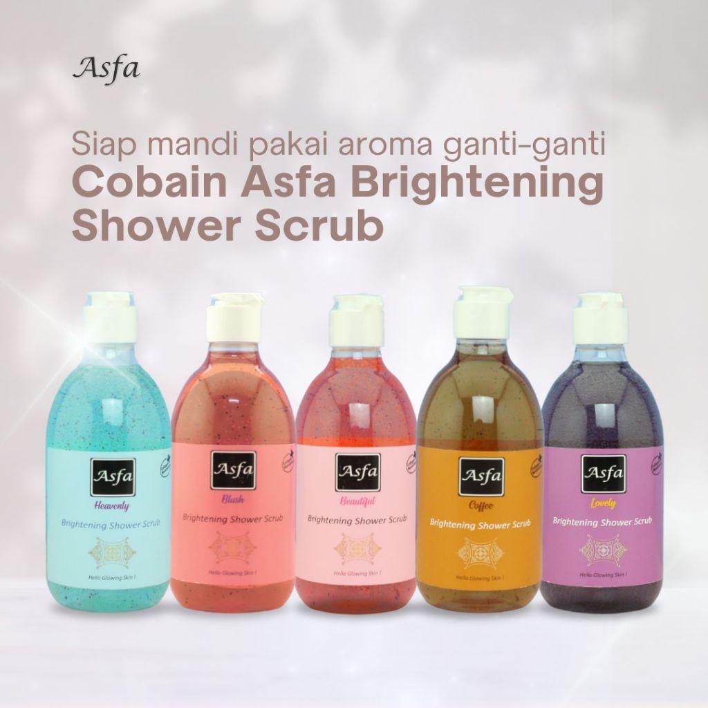 Asfa Brightening Shower Scrub