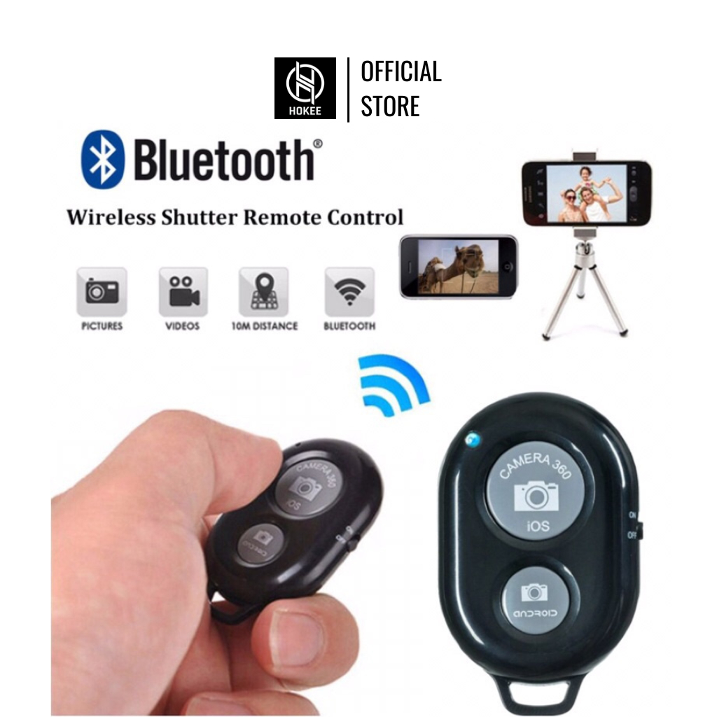 HOKEE Tomsis Bluetooth Remote Camera Tombol Selfie