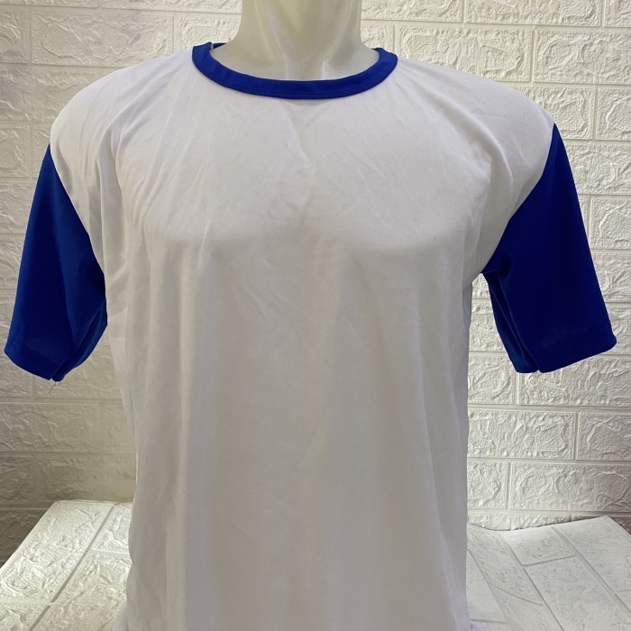 Supplier Kaos Partai Polos Kaos Caleg Pilpres Murah Bahan Hyget Ready Stok Putih Biru