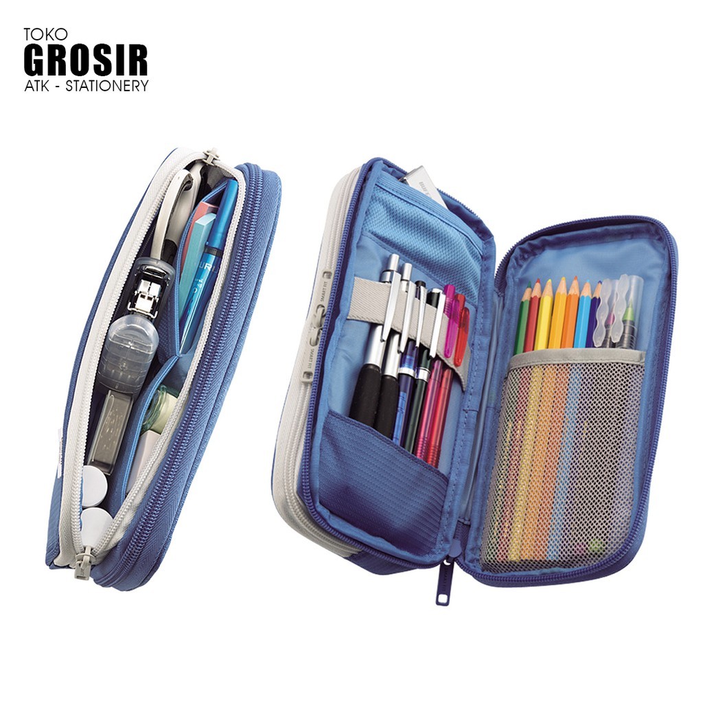 

LIHIT LAB Pen Case Pouch Organizer A-7661 Big