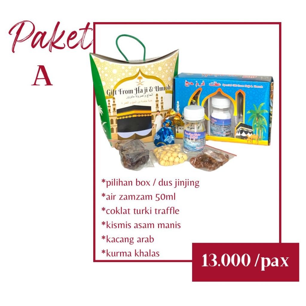 

Paketan oleh oleh haji umroh murah