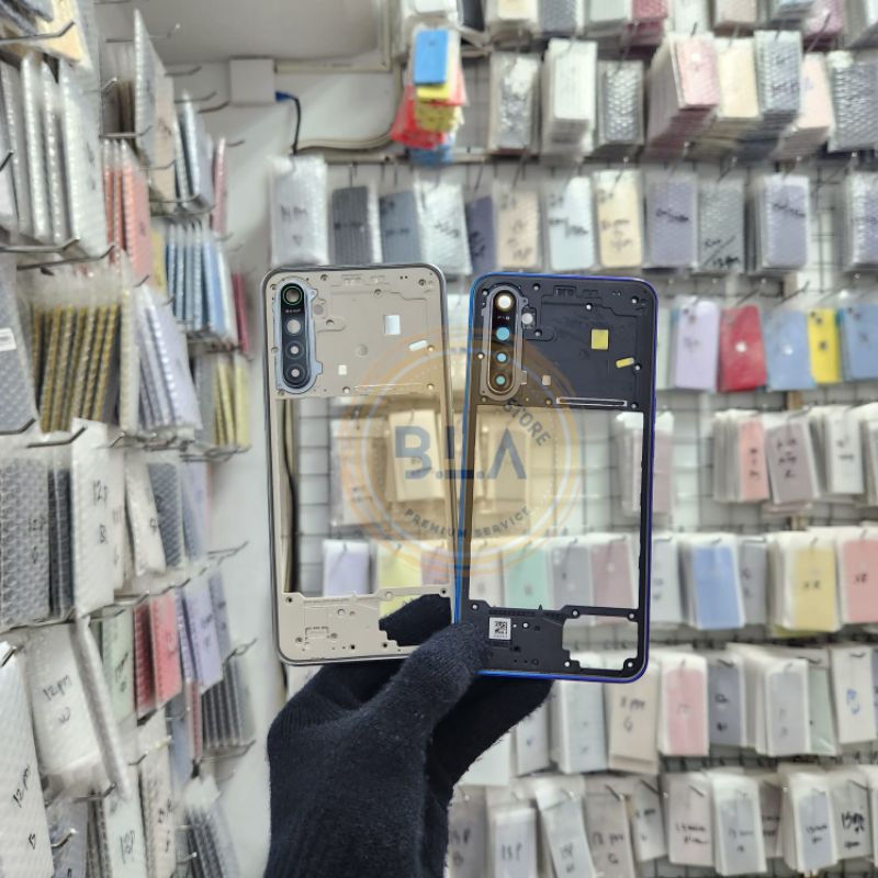 BEZEL TUTUP MESIN TULANG TENGAH BEZEL REALME XT RMX1921