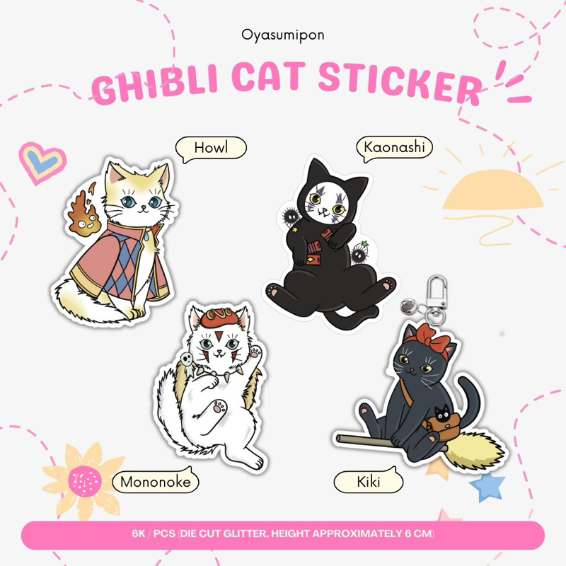 

Ghibli Cat Stickers