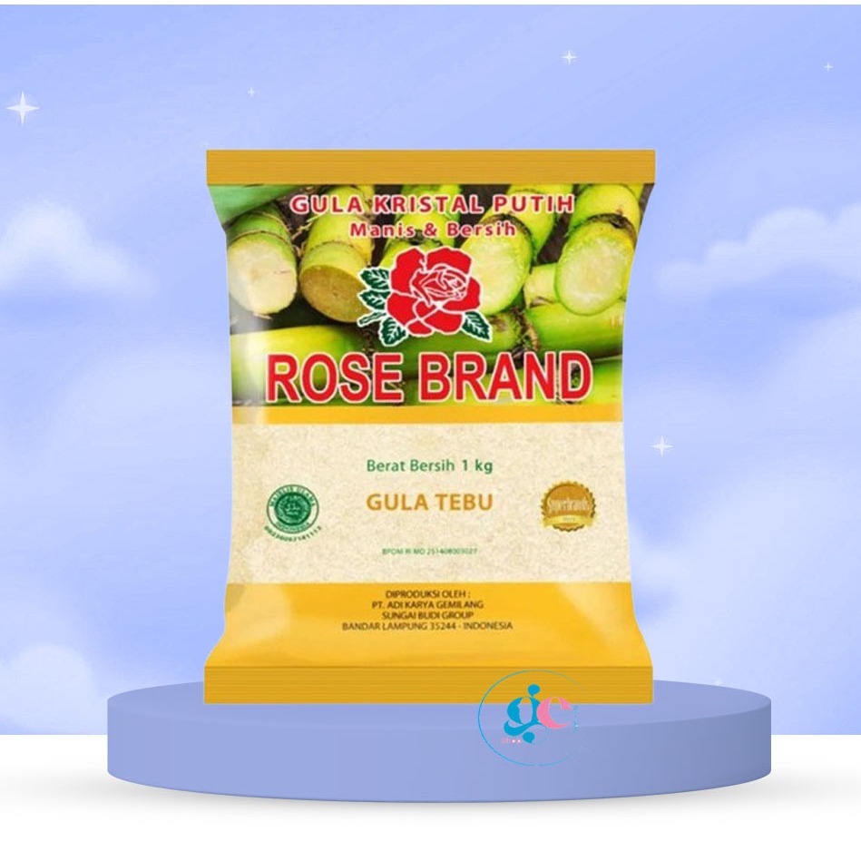 

Rose Brand Gula Tebu Kuning 1 kg Dan Rose Brand Gula Pasir Premium 1 kg