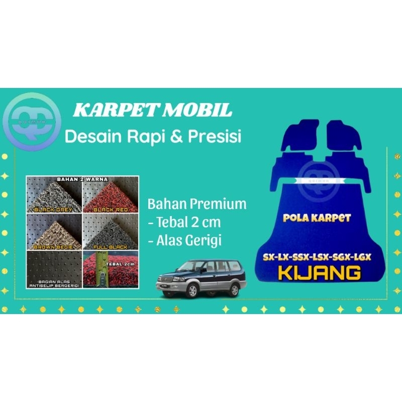 Karpet Mobil Kijang Kapsul PREMIUM