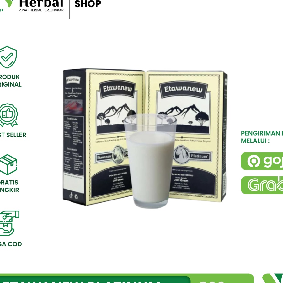 

Terlaris Etawanew Platinum Susu Kambing Etawa Kualitas Terbaik Mengatasi Permasalahan Tulang Dan Sendi Original