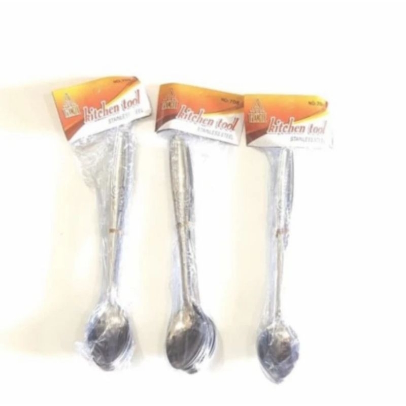 Sendok Kecil Panjang Stainless Steell/ Sendok kecil es panjang isi 1 losin