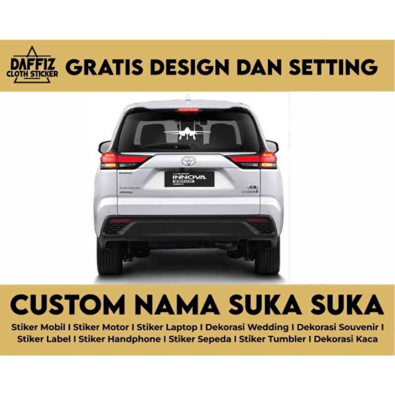 

Stiker Cutting Pesawat Jet Tempur | Stiker Cutting Custom