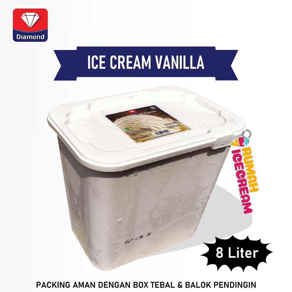 

ORIGINAL Ice Cream Vanilla 8 Liter Diamond