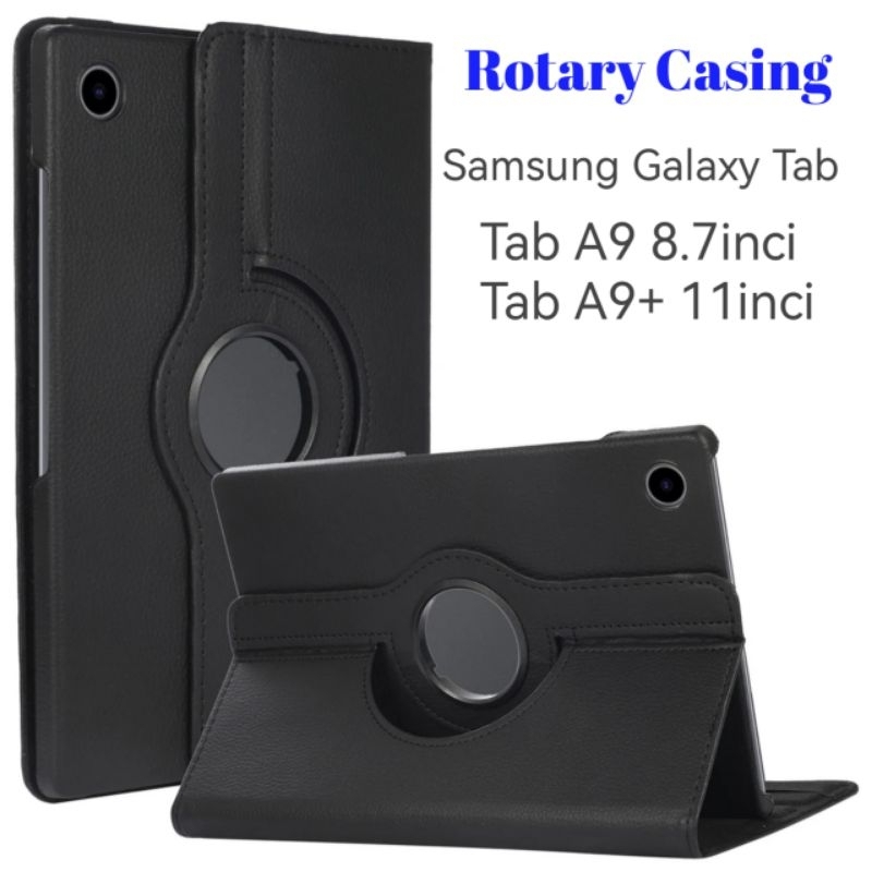 Sarung Rotary Samsung Tab A9 A9+ Plus / case tab a9 / Case Samsung Tab A9 / Case samsung Tab A9+ / c