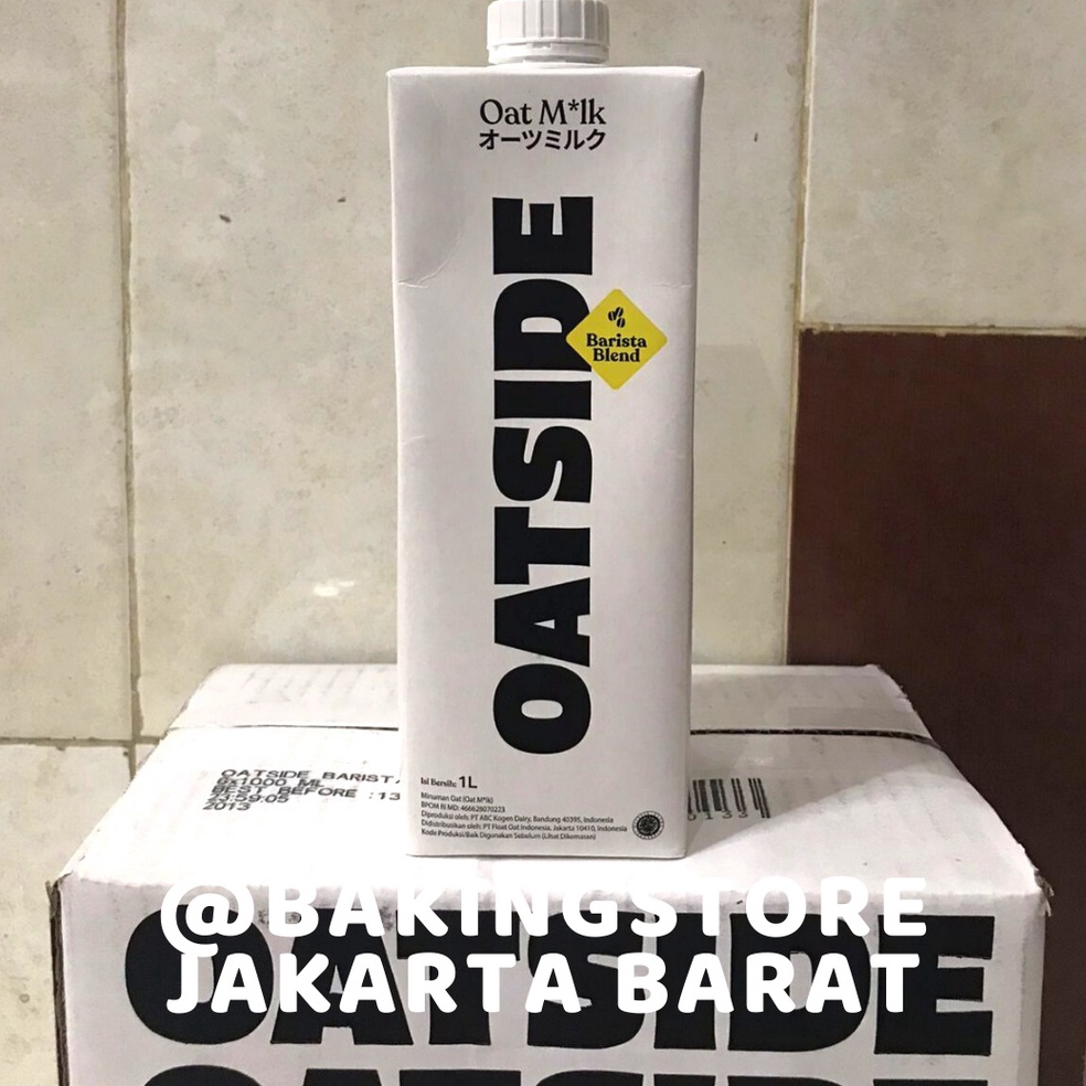 

HEMAT PROMO Oatside Barista Oat Milk 1L Susu Oat Gandum Lactose Dairy Free