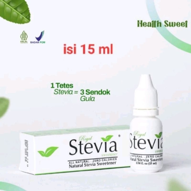 

STEVIA STEFIA NOL NO NON KALORI ORI GINAL 15 ML GULA DIET DIABETES