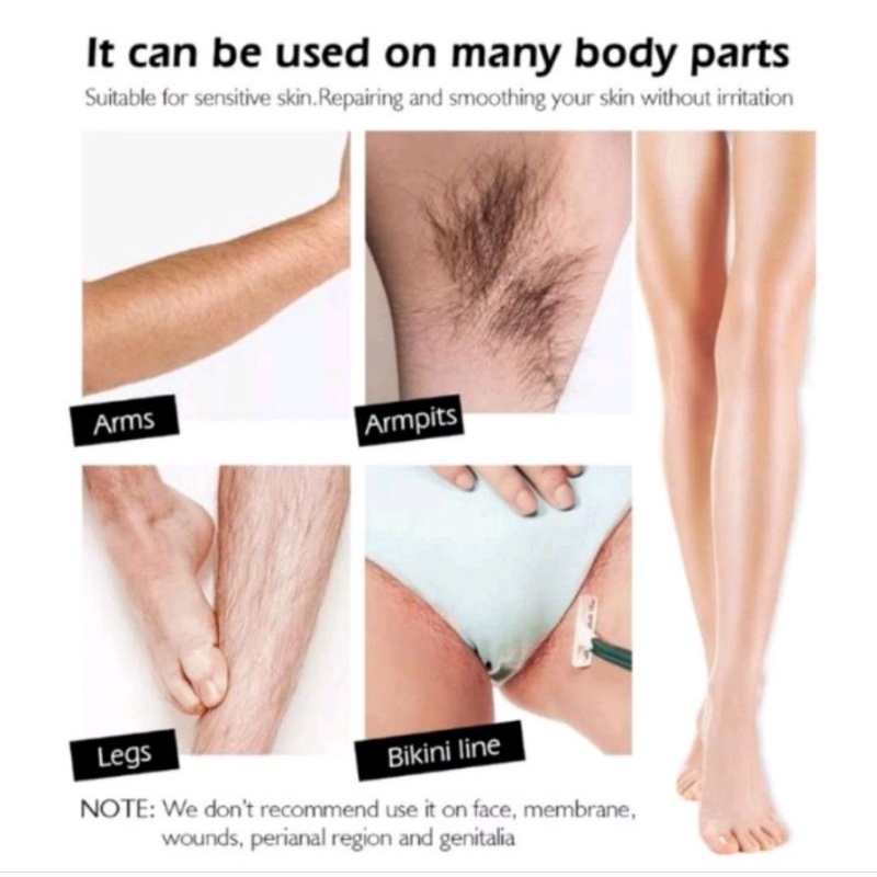 senana Krim Perontok Bulu Ketiak Non-irritating Cindynal Perontok Bulu Permanen BPOM / Waxing Ketiak