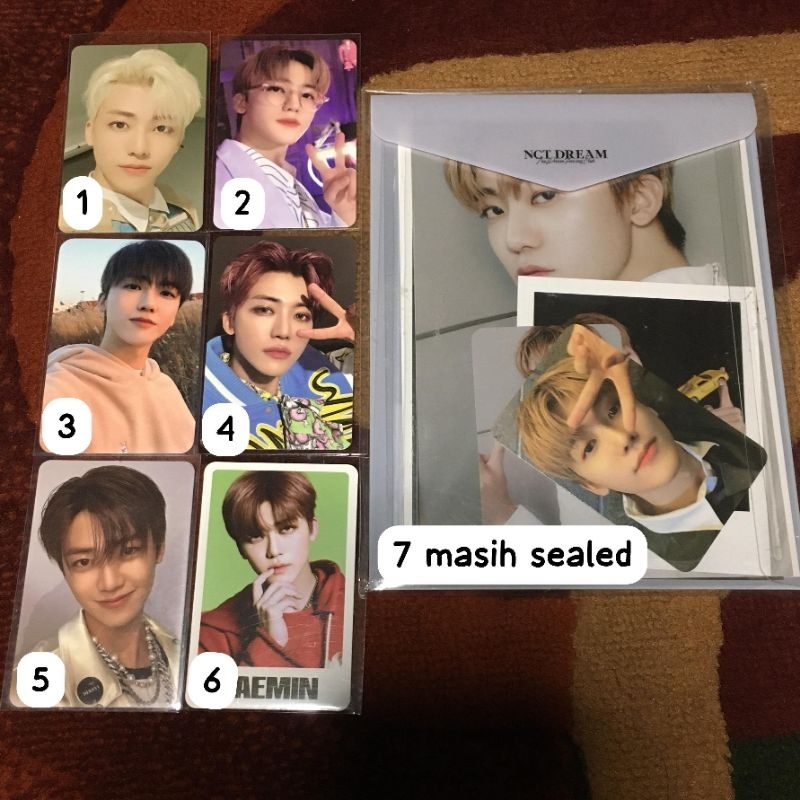 Photocard Official Jaemin NCT Dream dan Photopack Season Greeting 2023 Trading Card TC ISTJ The Drea