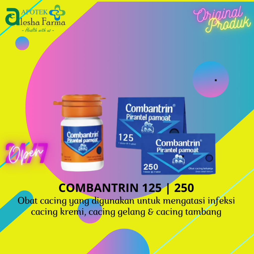 Combantrin | Obat Cacing| Combantrin Tablet |Combantrin Sirup Anak