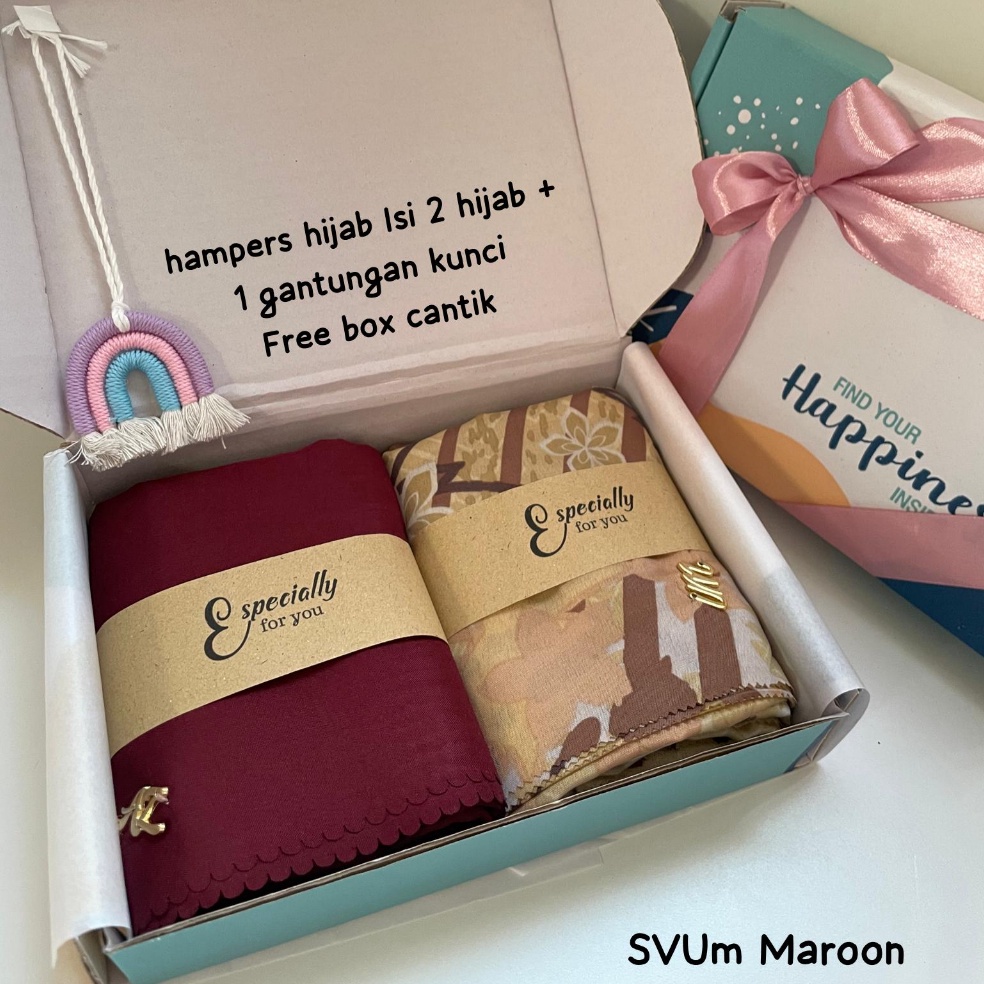 

BAYAR DITEMPAT Hampers Hijab Hampers kado ulang tahun hampers wisuda Birthday hadiah wedding hijab Motif segiempat