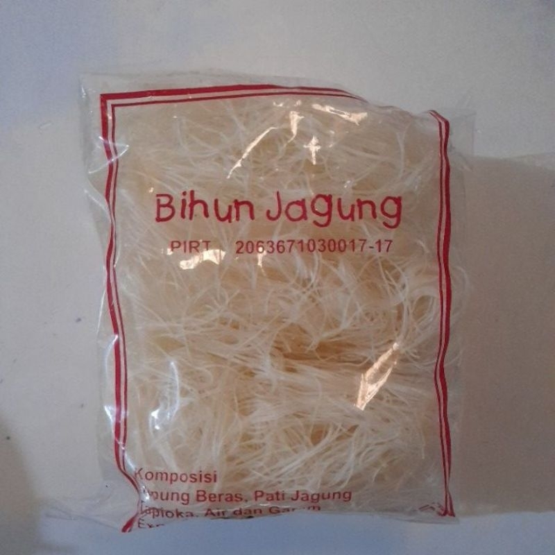 

Bihun Jagung | Bahan Dasar Pati Jagung | Bahan Dasar Beras Putih | 300 gr