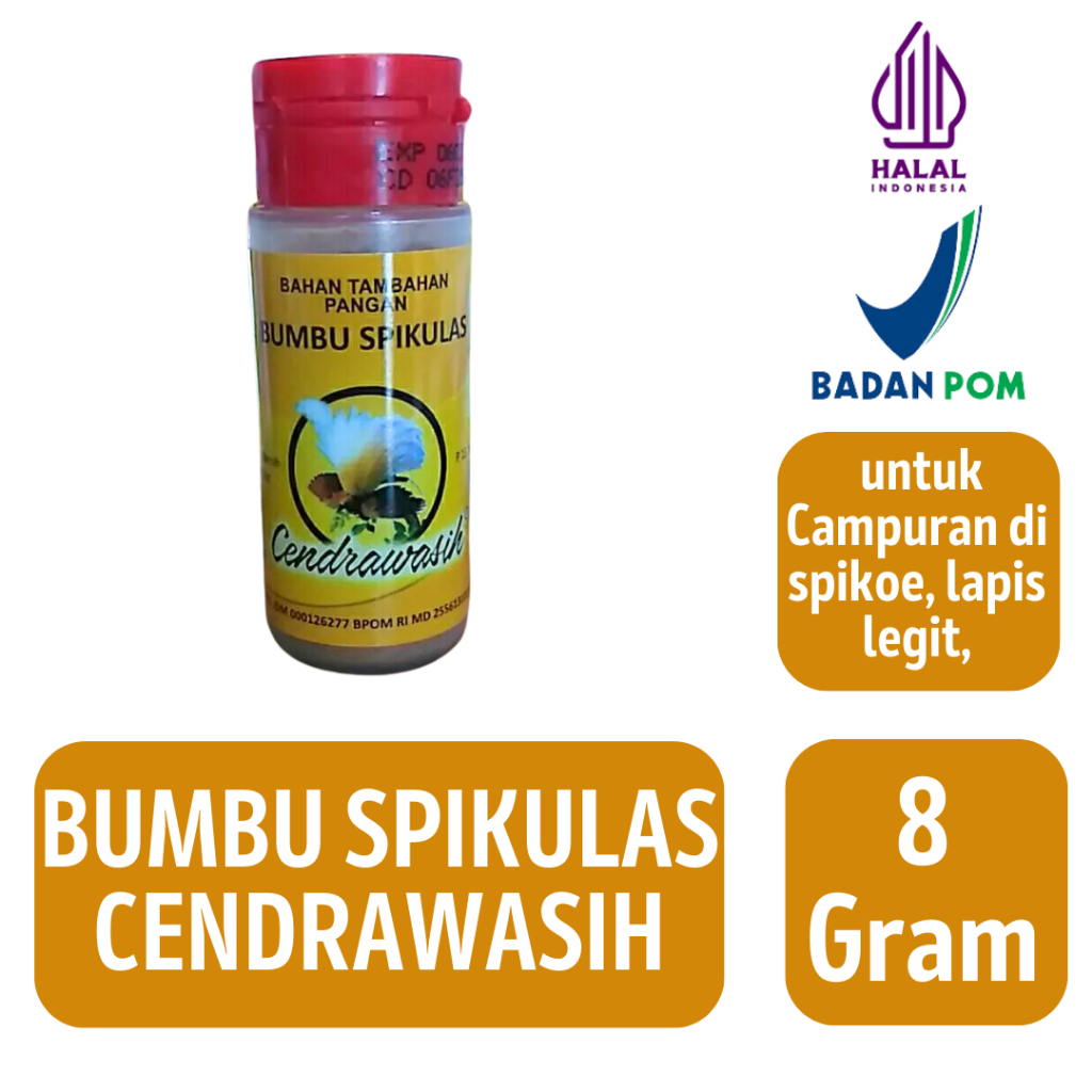 

Bumbu Spikulas Cendrawasih [8 gram]