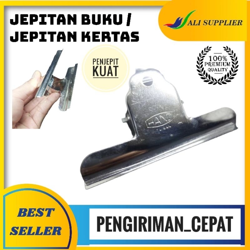 JEPITAN BUKU / KLIP KERTAS / PENJEPIT KERTAS / JEPITAN BULLDOG / PENJEPIT KALENDER / JEPIT KERTAS / 