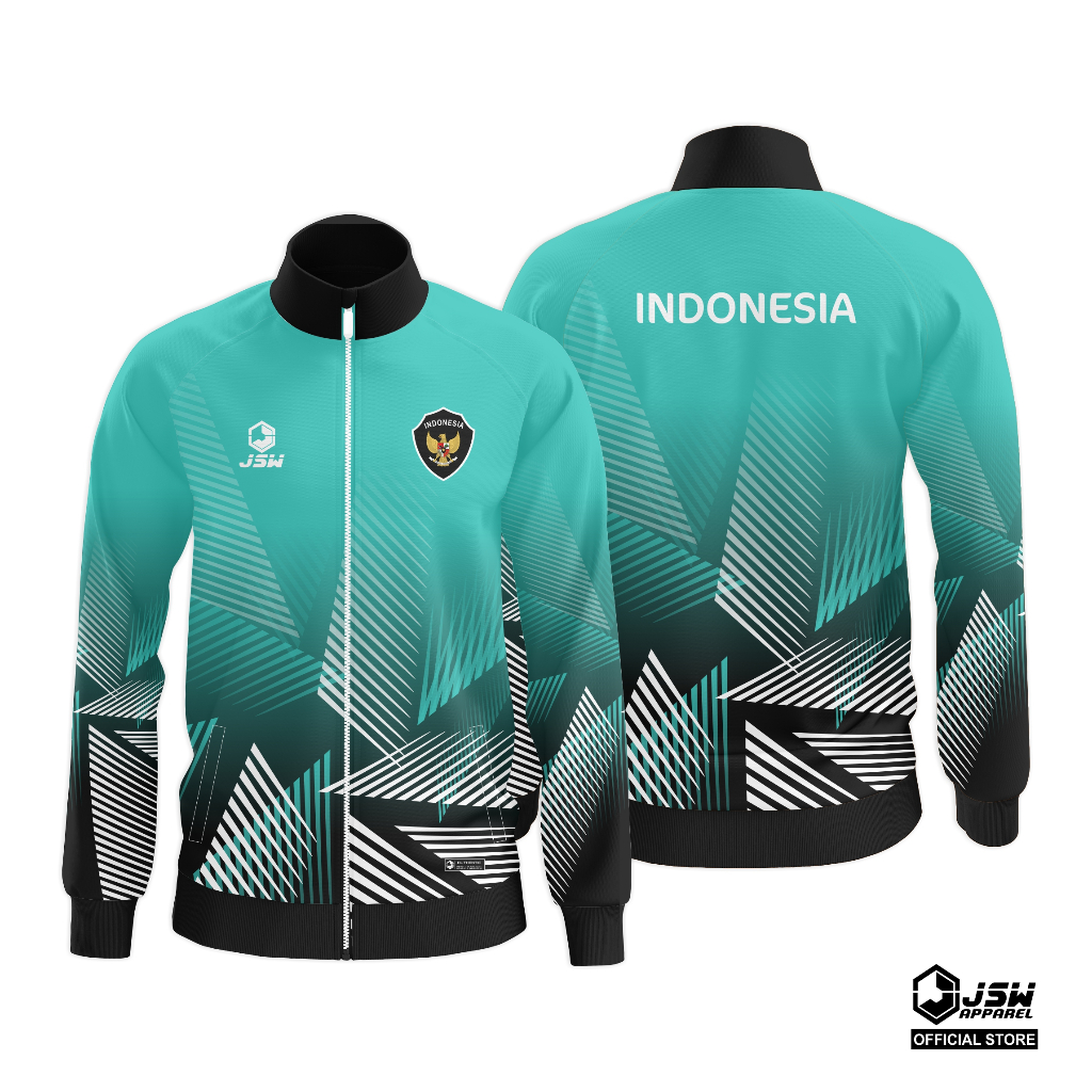 JSW APPAREL - Jaket Tracktop Taekwondo Indonesia - Desain 04