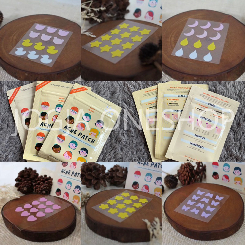 ACNE PATCH LUCU - ACNE PATCH KARAKTER - ACNE PATCH BINTANG - ACNE PATCH LOVE HATI - ACNE PATCH HOLOG