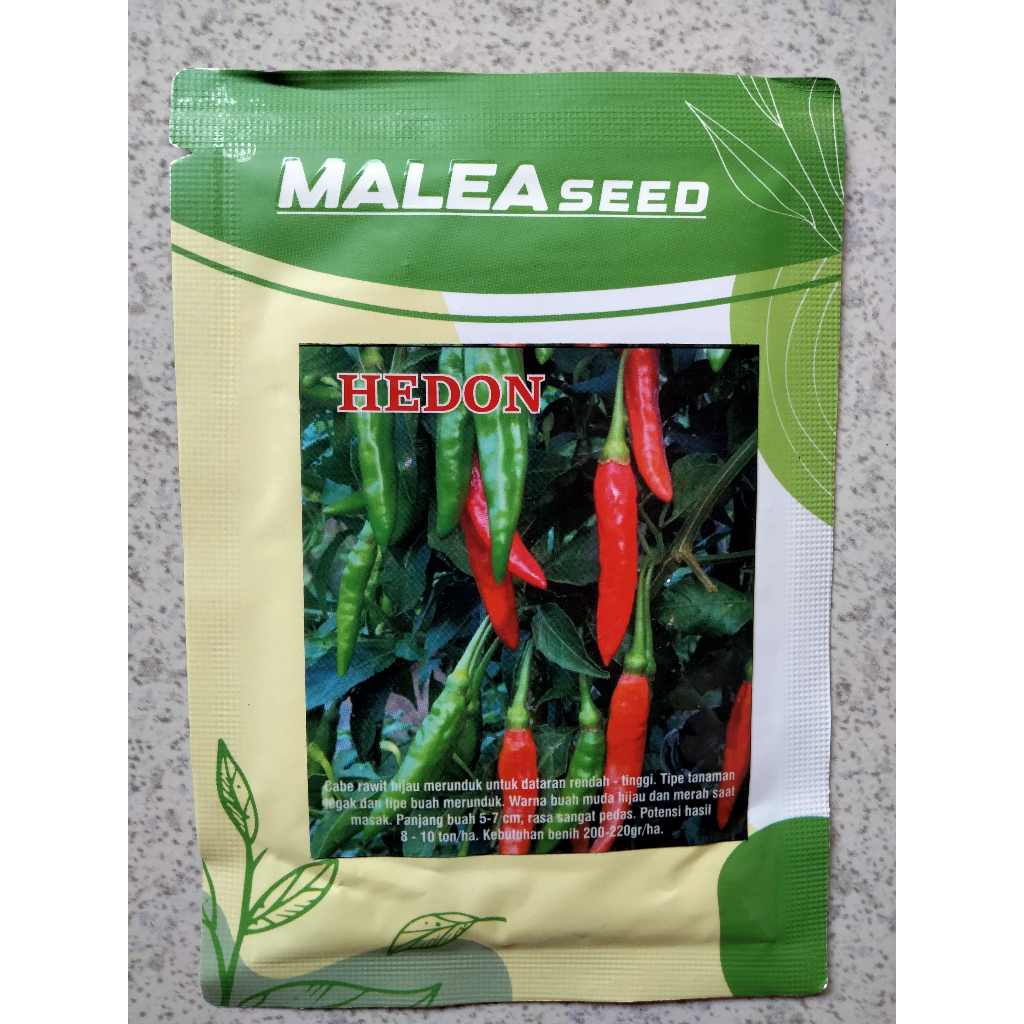 Benih Cabe Rawit Hijau HEDON 10 gram  - Bibit Cabe Rawit ijo hedon Varietaz 22 Varietas Gv2 Ch+go1 r